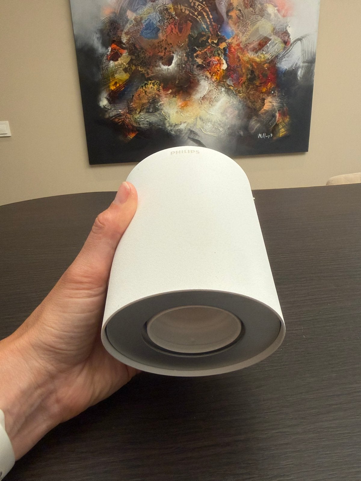 Philips Hue Pillar Opbouwspot Wit – 1 Spot – Verstelbaar, Ophalen of Verzenden, Zo goed als nieuw, Kunststof