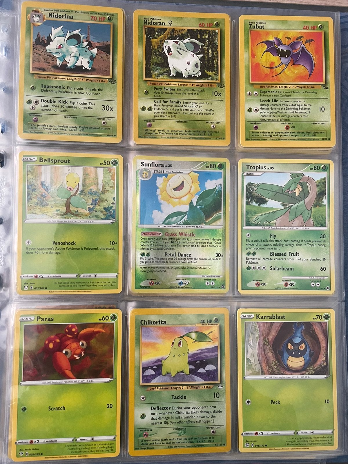 Map Met Oude Pokemon Kaarten, Hobby en Vrije tijd, Ophalen of Verzenden, Zo goed als nieuw, Meerdere kaarten