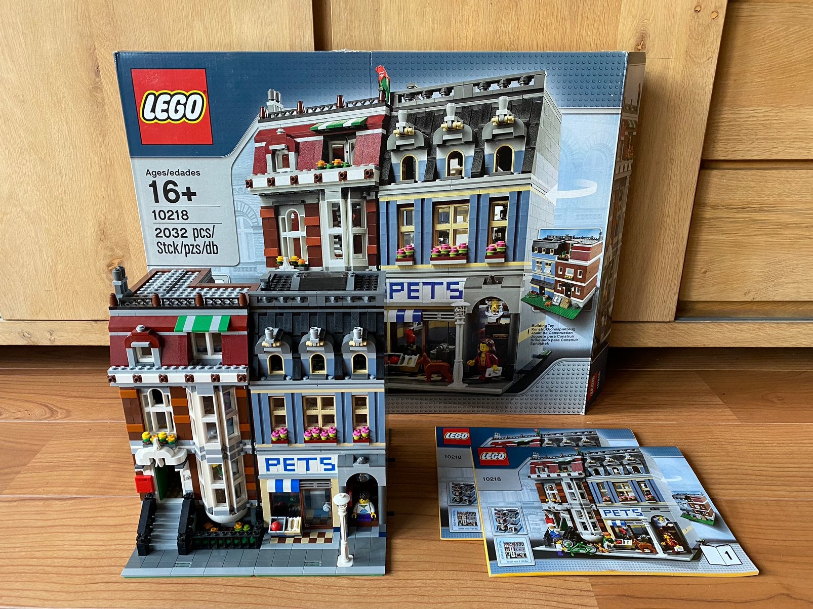 Lego Modular 10218 Pet Shop compleet, Lego, Ophalen of Verzenden, Zo goed als nieuw, Compleet
