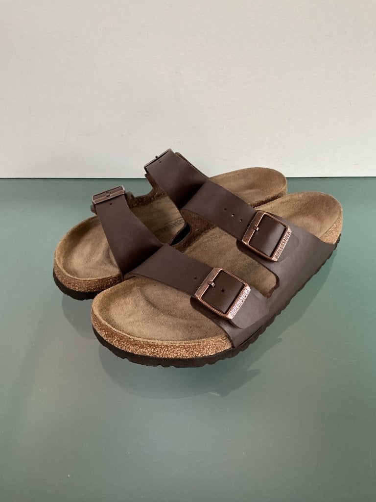 Birkenstock 42 bruin | Arizona slippers | Gratis verzenden, Slippers, Bruin, Verzenden, Zo goed als nieuw