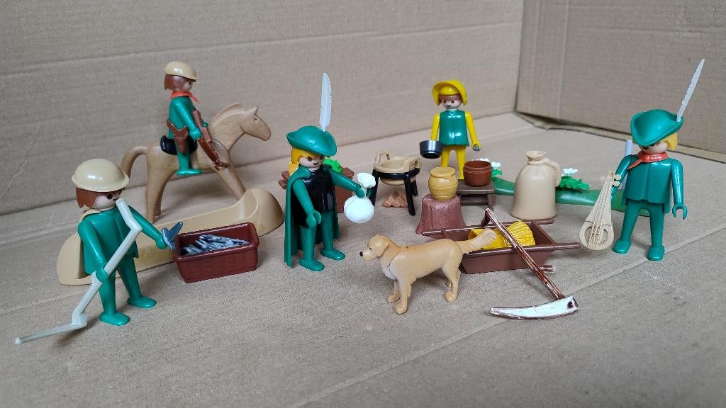 Playmobil set Western Explorer 5 poppetjes veel accessoires, Kinderen en Baby's, Speelgoed | Playmobil, Ophalen of Verzenden, Gebruikt