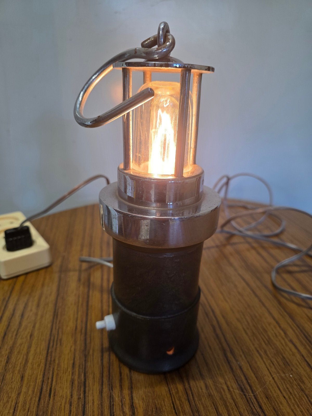 Mijnwerkerslamp, Antiek en Kunst, Antiek | Lampen, Ophalen of Verzenden