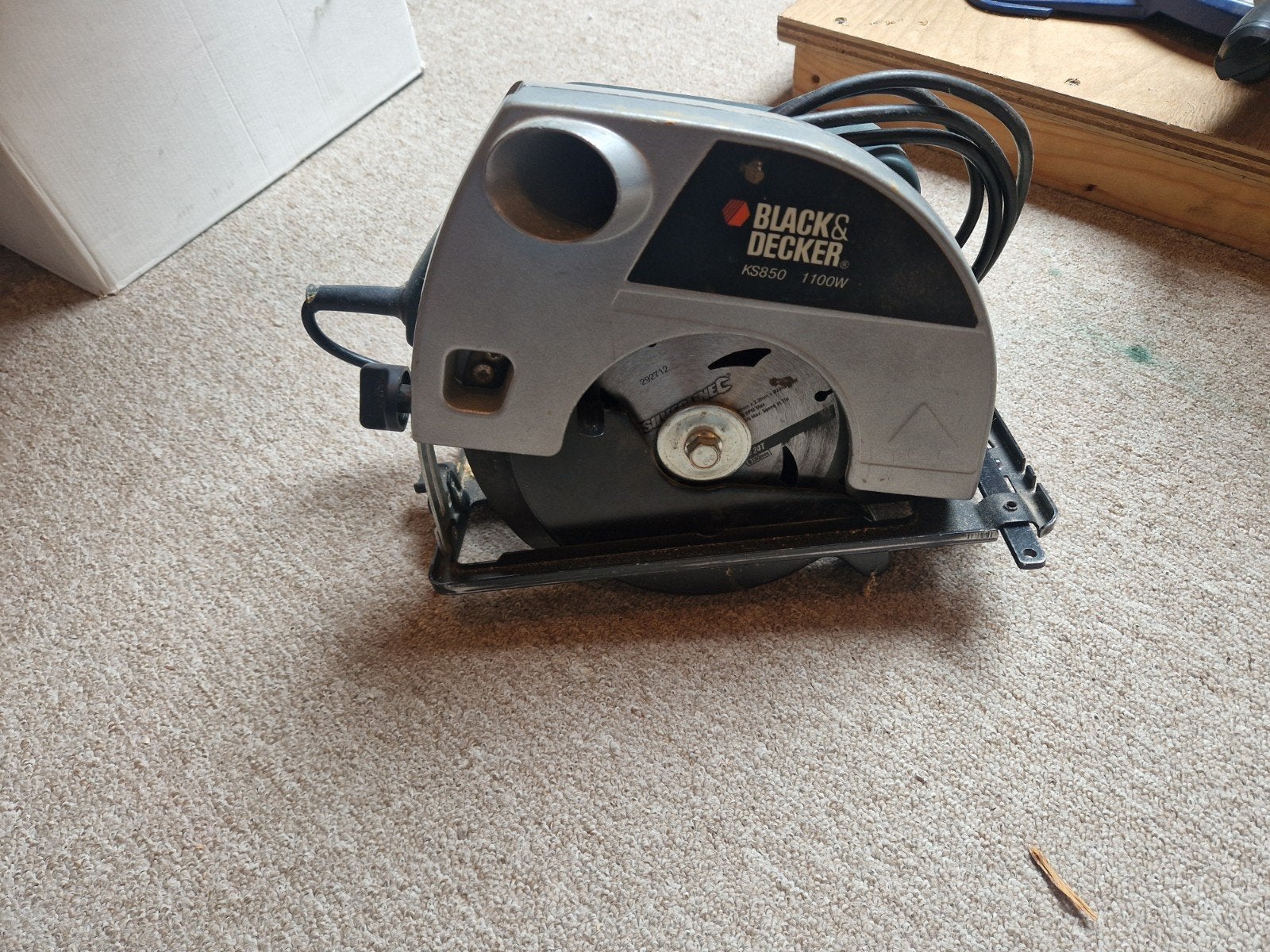 Black & Decker Cirkelzaag KS850 1100W, Ophalen, Gebruikt, Cirkelzaag, 600 tot 1200 watt