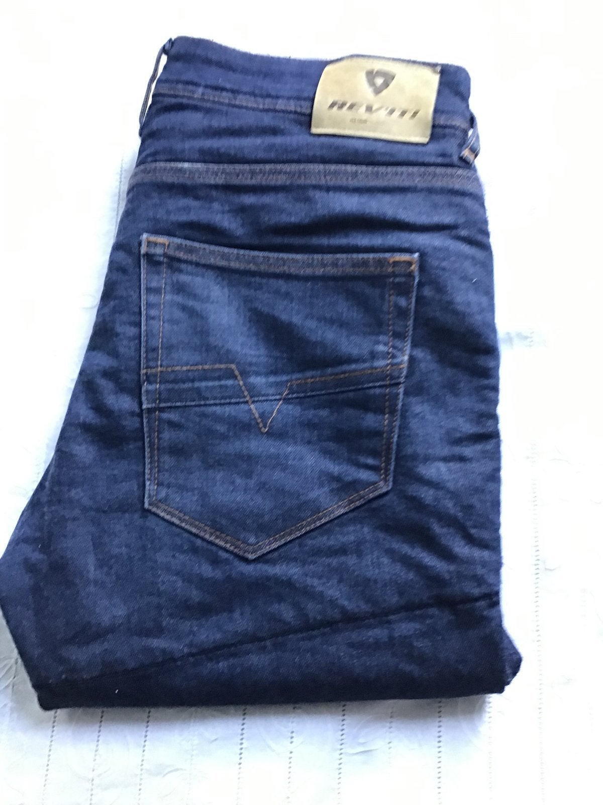 Motorjeans Heren Revit Lombard 2 RF maat 34, Motoren, Kleding | Motorkleding, Ophalen of Verzenden, Tweedehands, Heren, Broek | textiel