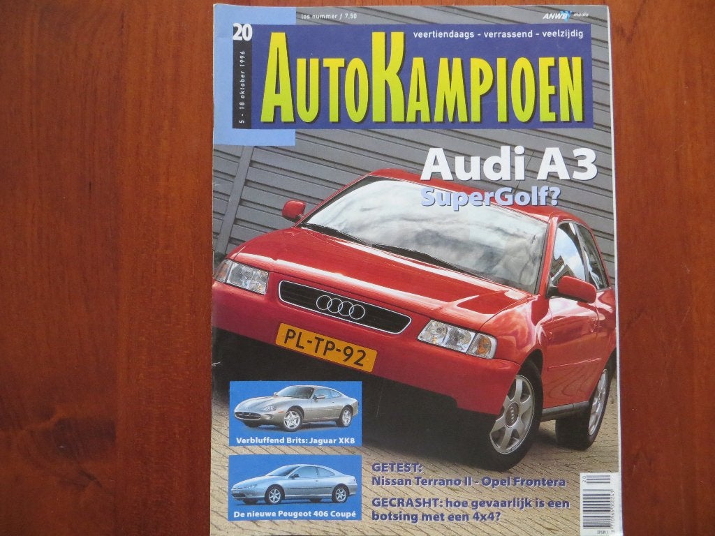 Autokampioen 20 1996 Peugeot 406 Coupé, Audi A3, XK8, Smart, Verzenden, Nieuw, Audi