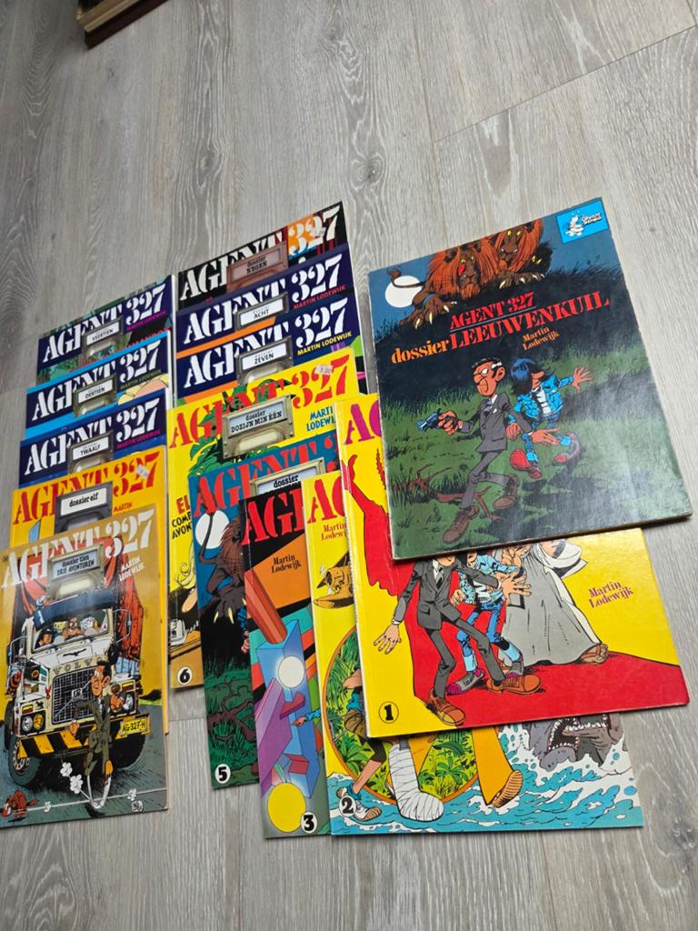 14x stripboeken - Agent 327, Meerdere stripboeken, Ophalen, Gelezen
