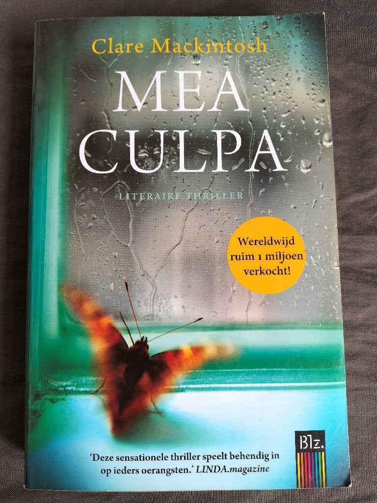 Clare Mackintosh - Mea culpa, Ophalen of Verzenden, Zo goed als nieuw, Clare Mackintosh