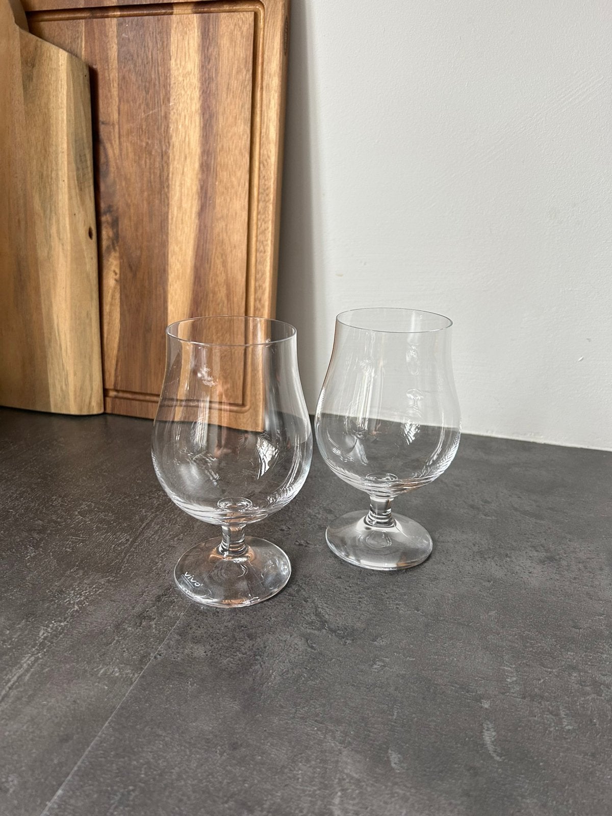 2x bier glazen. Vivo - Villeroy en Boch Group, Ophalen, Zo goed als nieuw, Overige typen