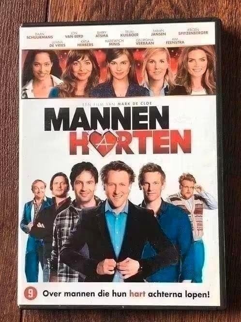 Mannen Harten DVD - Romantische Komedie, Alle leeftijden, Ophalen of Verzenden, Zo goed als nieuw