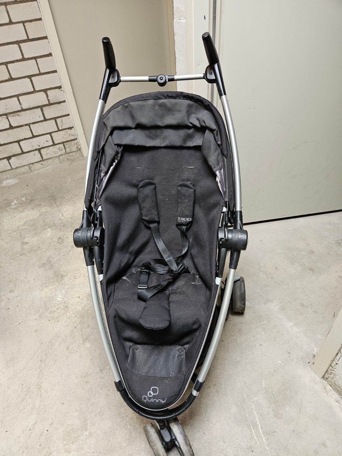 Quinny Zapp Flex buggy - Zwart, Kinderen en Baby's, Buggy's, Ophalen, Gebruikt, Quinny, Verstelbare rugleuning