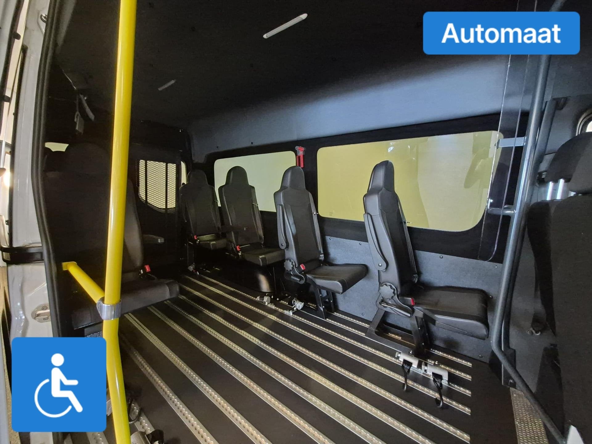 Mercedes Sprinter L2H2 Rolstoelbus Groepsvervoer (9 pers. 2x, Automaat, Stof, Gebruikt, 2000 kg