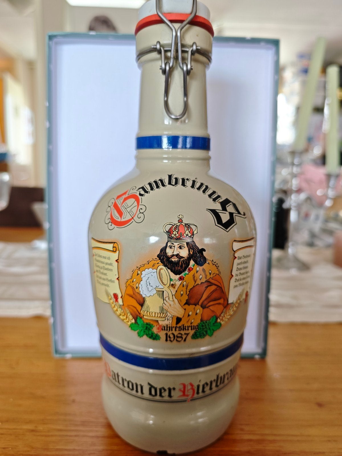 Gambrinus Jahreskrug 1987, Verzamelen, Ophalen of Verzenden, Overige merken