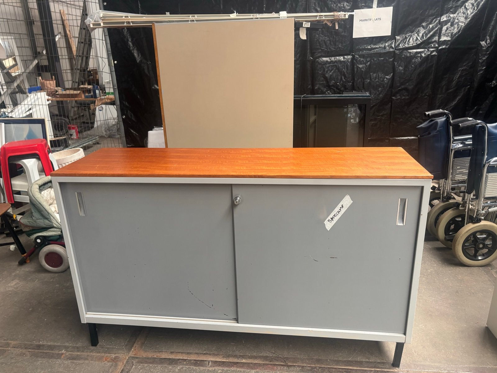 2 Archiefkasten met letterbox, Huis en Inrichting, Kasten | Roldeurkasten en Archiefkasten, Ophalen, Gebruikt, 100 tot 150 cm
