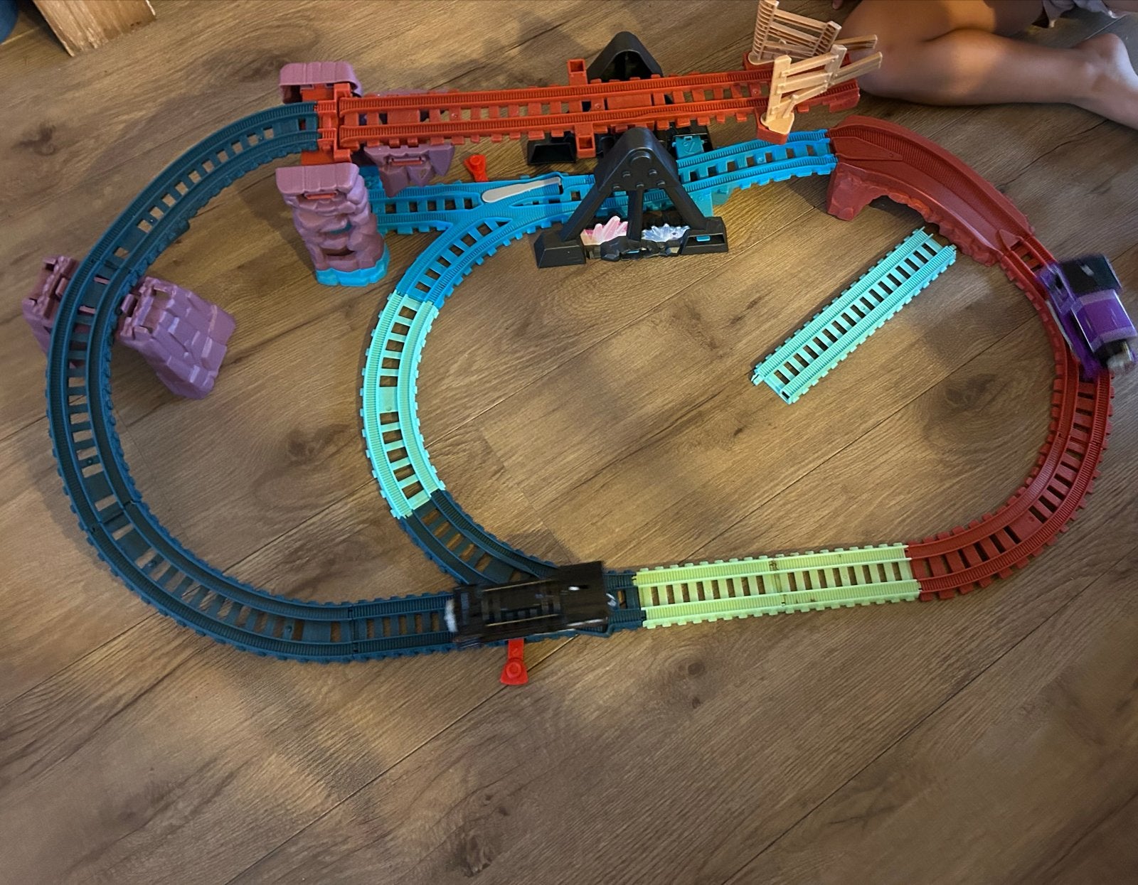 Thomas de Trein Fisher-Price Grote Baanset met Locomotieven, Ophalen of Verzenden, Gebruikt