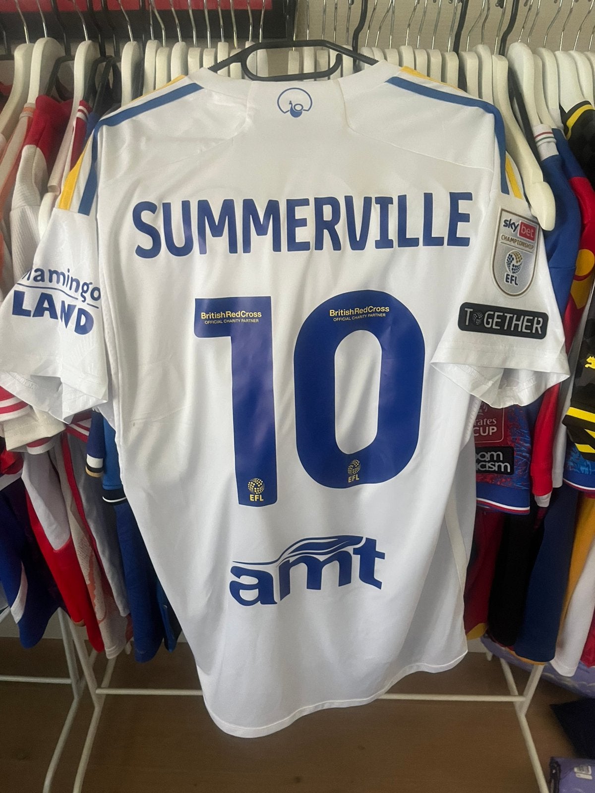 Leeds United 2023/24 Summerville 10 Thuisshirt, Maat L, Ophalen of Verzenden, Zo goed als nieuw, Shirt