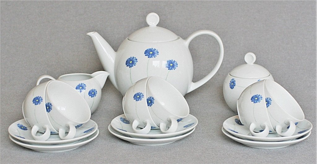 Douwe Egberts servies met Korenbloemen uit 2002, Ophalen, Overige merken, Zo goed als nieuw, Overige stijlen