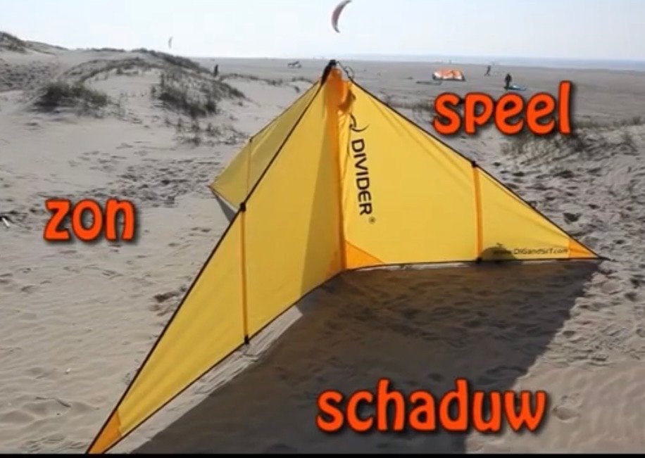 DigandSit Divider/Windscherm - Ideaal voor strand en tuin, Ophalen, Gebruikt