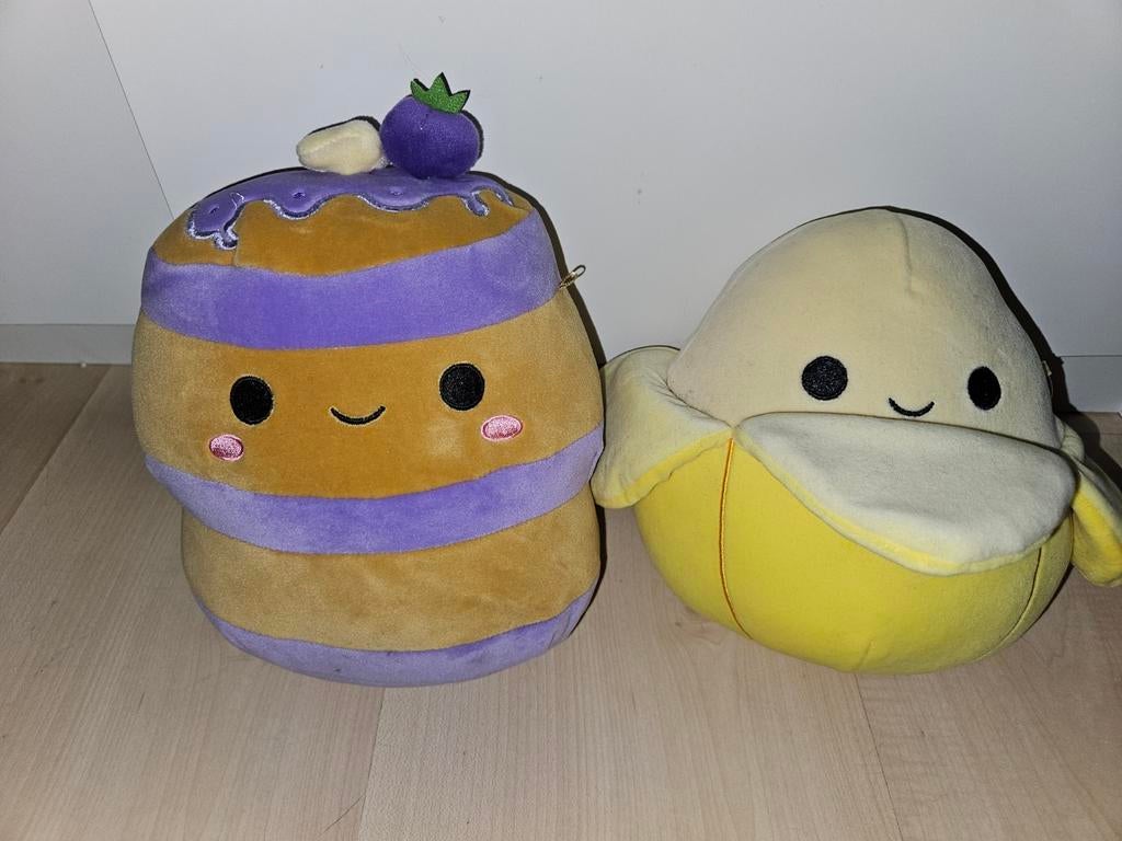 Pancake en banaan squishmallow, Ophalen, Zo goed als nieuw, Overige typen