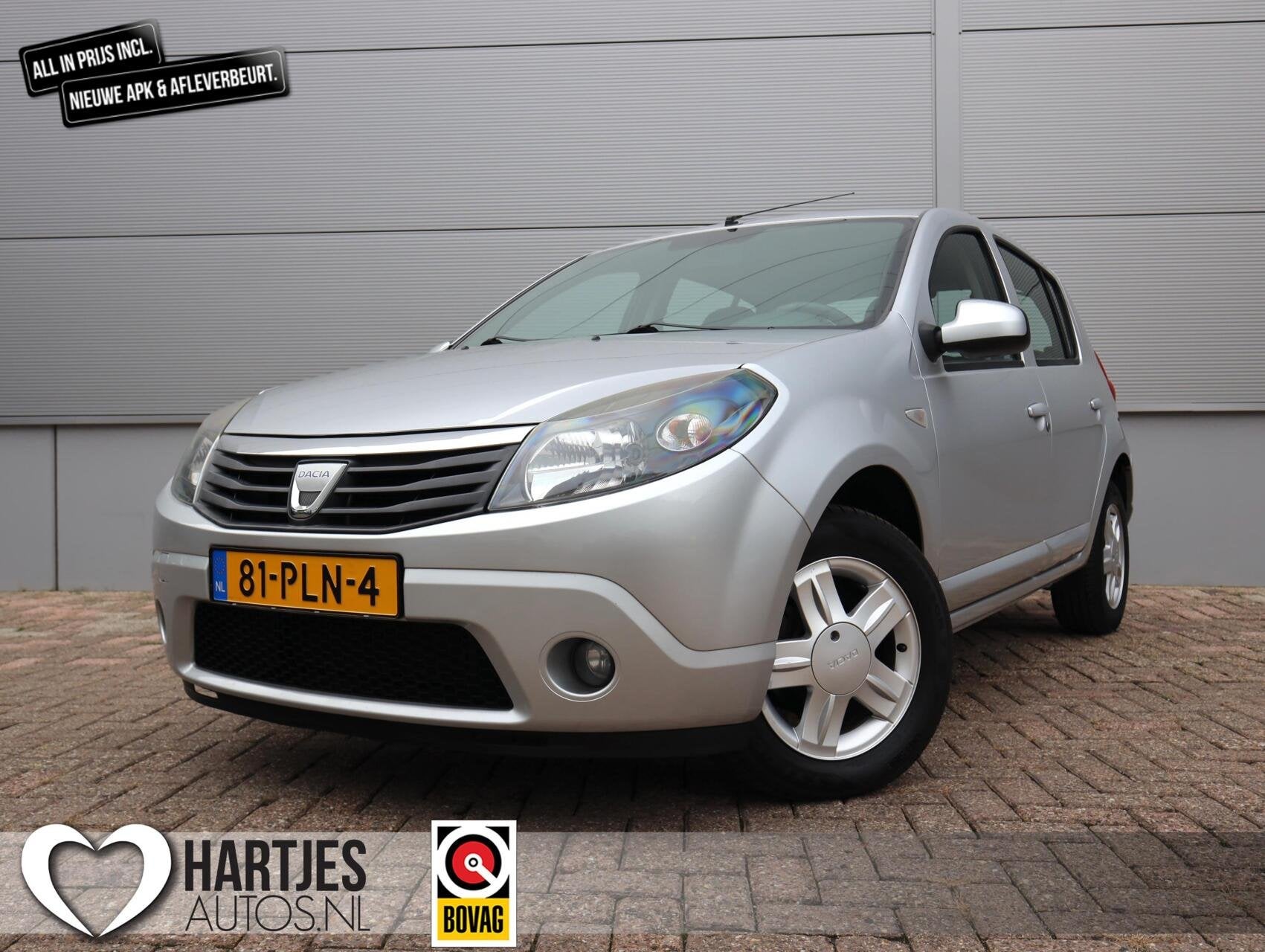 Dacia Sandero 1.2 Blackline 5drs. (Vol-Opties!) NL-auto, Auto's, Voorwielaandrijving, Euro 5, Gebruikt, Met garantie (alle)