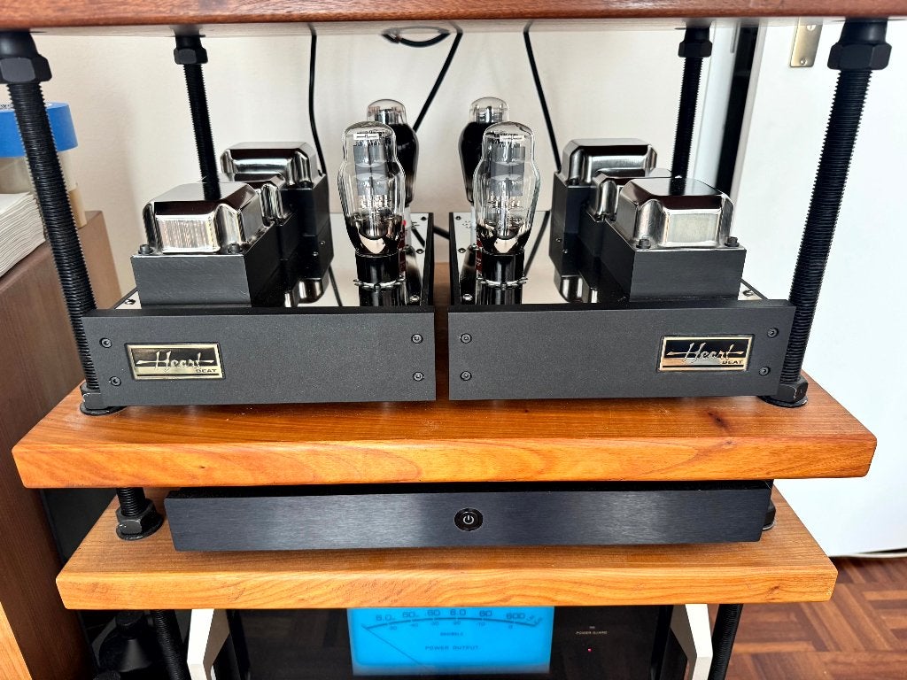 Set Heart Beat 300B SE buizen eindversterkers, Ophalen, Versterker