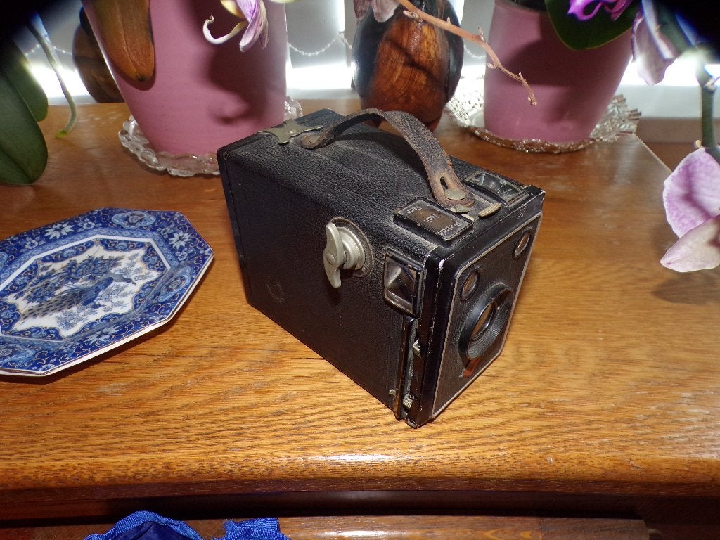 Agfa box camera, Ophalen of Verzenden, Gebruikt, Spiegelreflex, Overige Merken