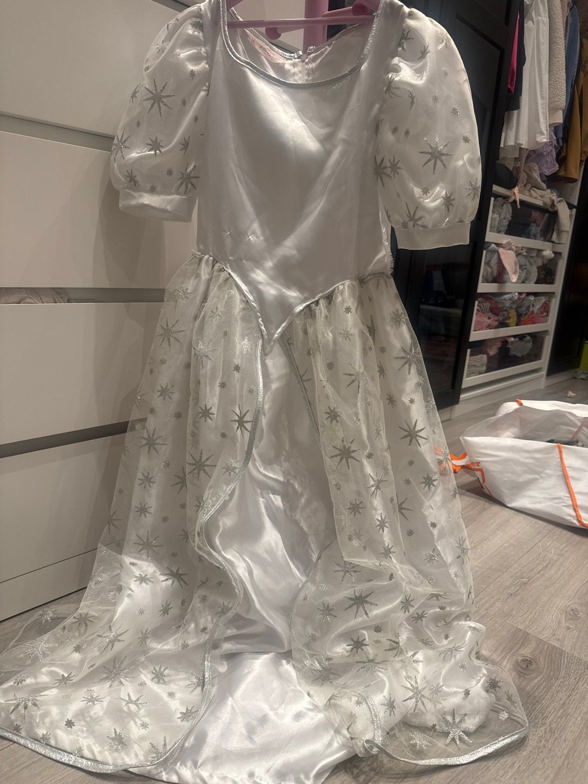 Disneyland Parijs Zeemeermin Trouwjurk Jaren '90, Ophalen, Gebruikt, 158 t/m 164, Meisje