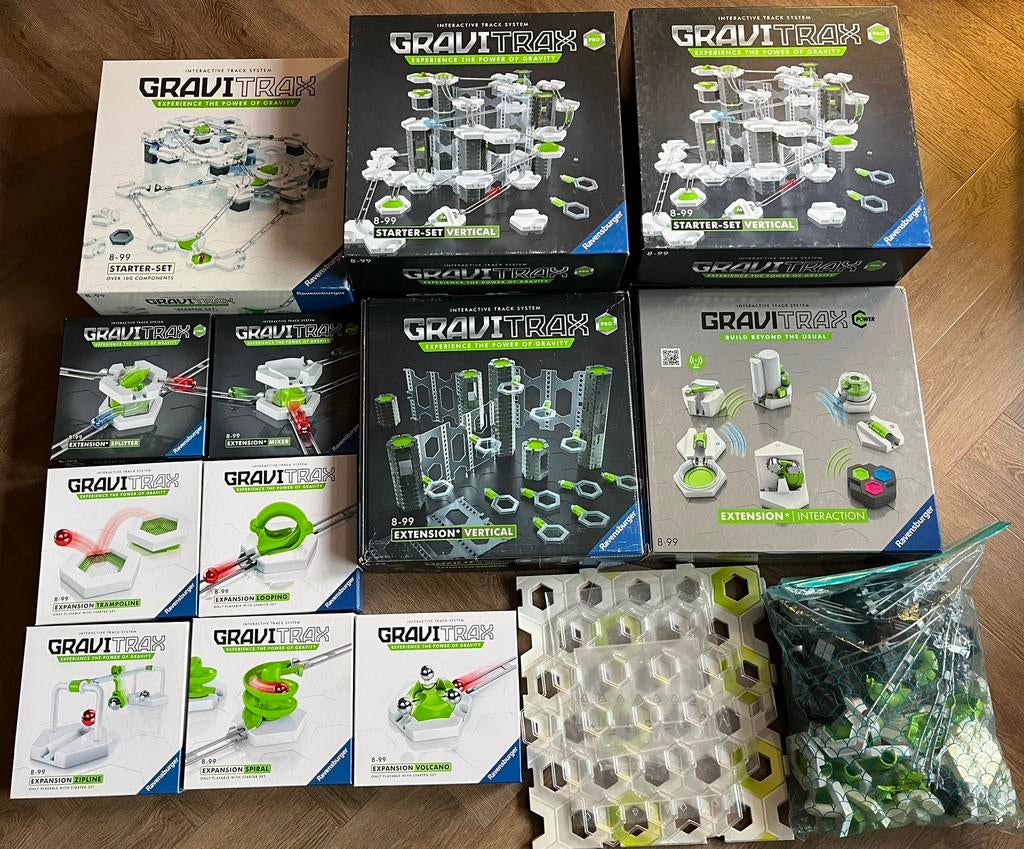 Aanbieding grote verzameling Gravitrax starter + expansions, Ophalen, Zo goed als nieuw