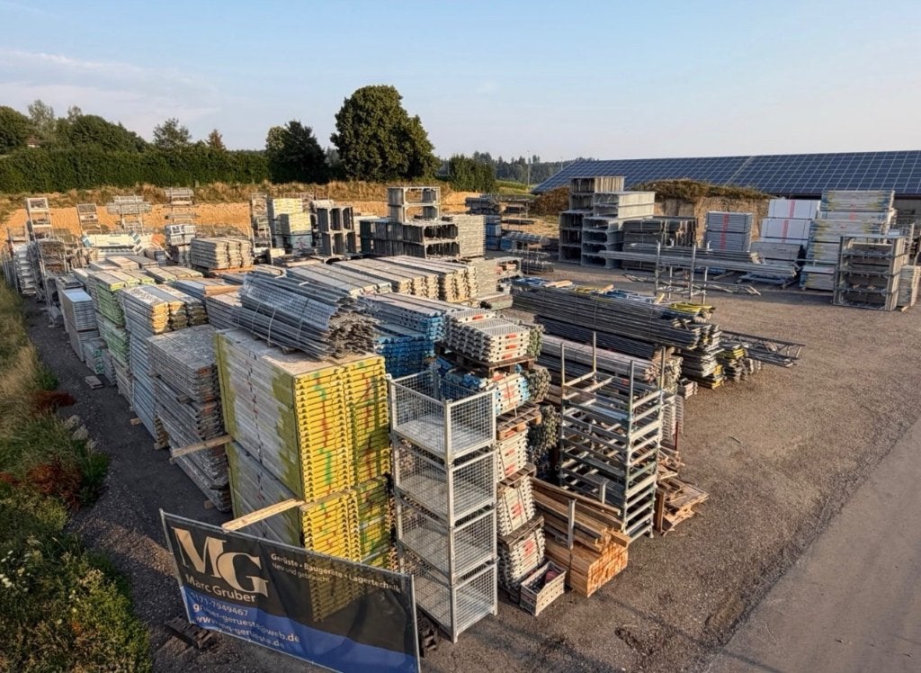 100.000 m² Gebruikte Layher Allround Gevelsteiger – Direct, Doe-het-zelf en Verbouw, Ophalen, Gebruikt, Overige typen, 5 meter of hoger