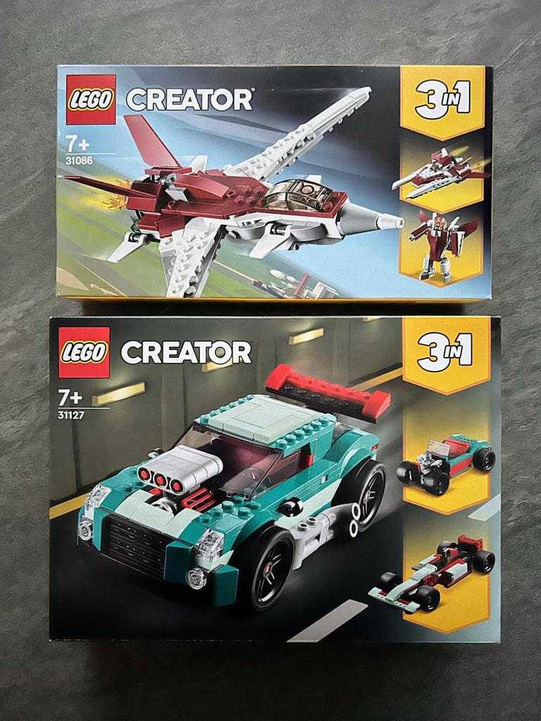 Lego Creator 3-in-1 31086 & 31127 bundel *SEALED*, Lego, Nieuw, Ophalen of Verzenden, Compleet