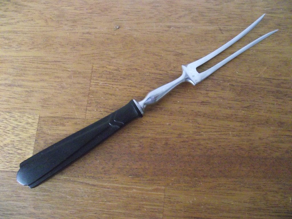 vintage Ebba Gero zilmeta 573 stropdas trancheervork 27 cm, Antiek en Kunst, Ophalen of Verzenden
