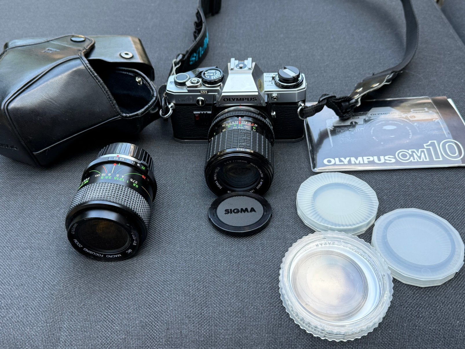 Olympus OM10 set, Ophalen of Verzenden, Gebruikt, Spiegelreflex, Olympus