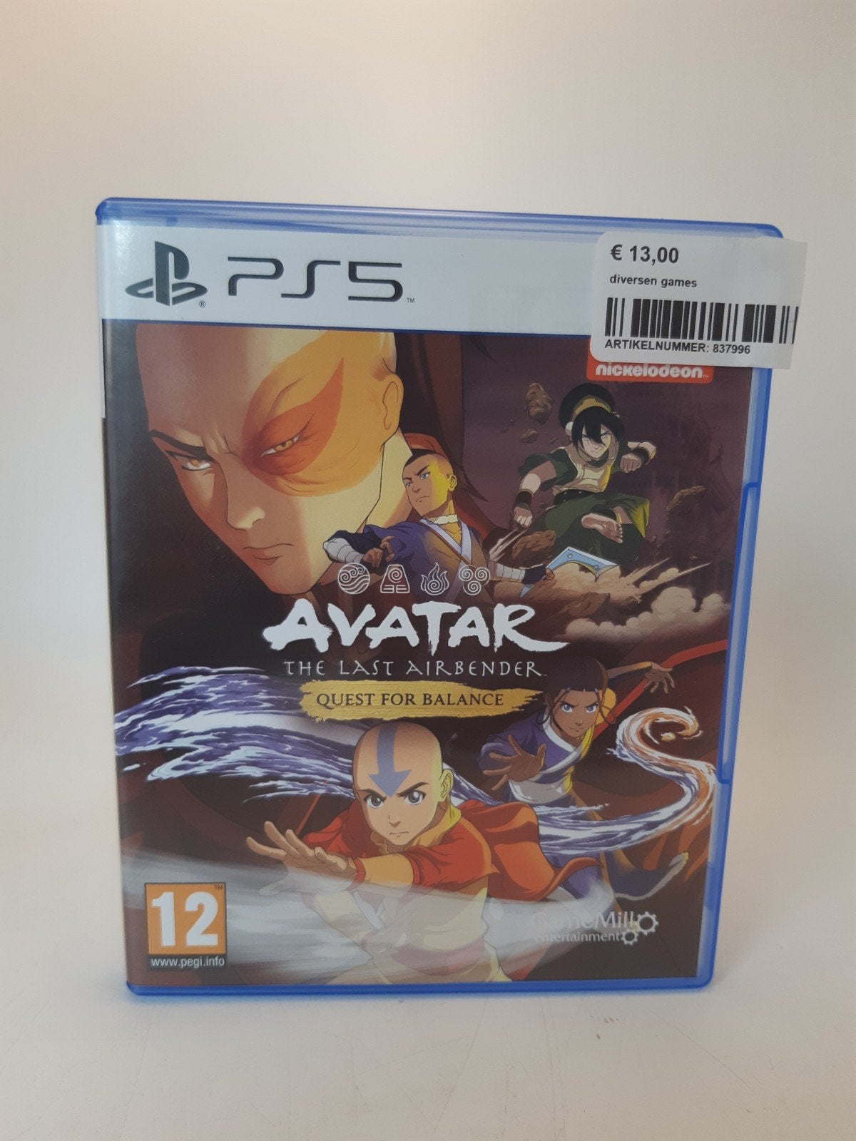 Avatar: The Last Airbender - Quest for Balance PS5, Avontuur en Actie, GameMill Entertainment, 1 speler, Ophalen of Verzenden
