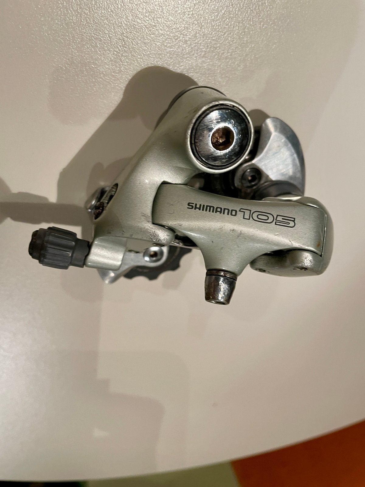 Shimano 105 RD-1056 achter derailleur, Fietsen en Brommers, Fietsonderdelen, Verzenden, Zo goed als nieuw