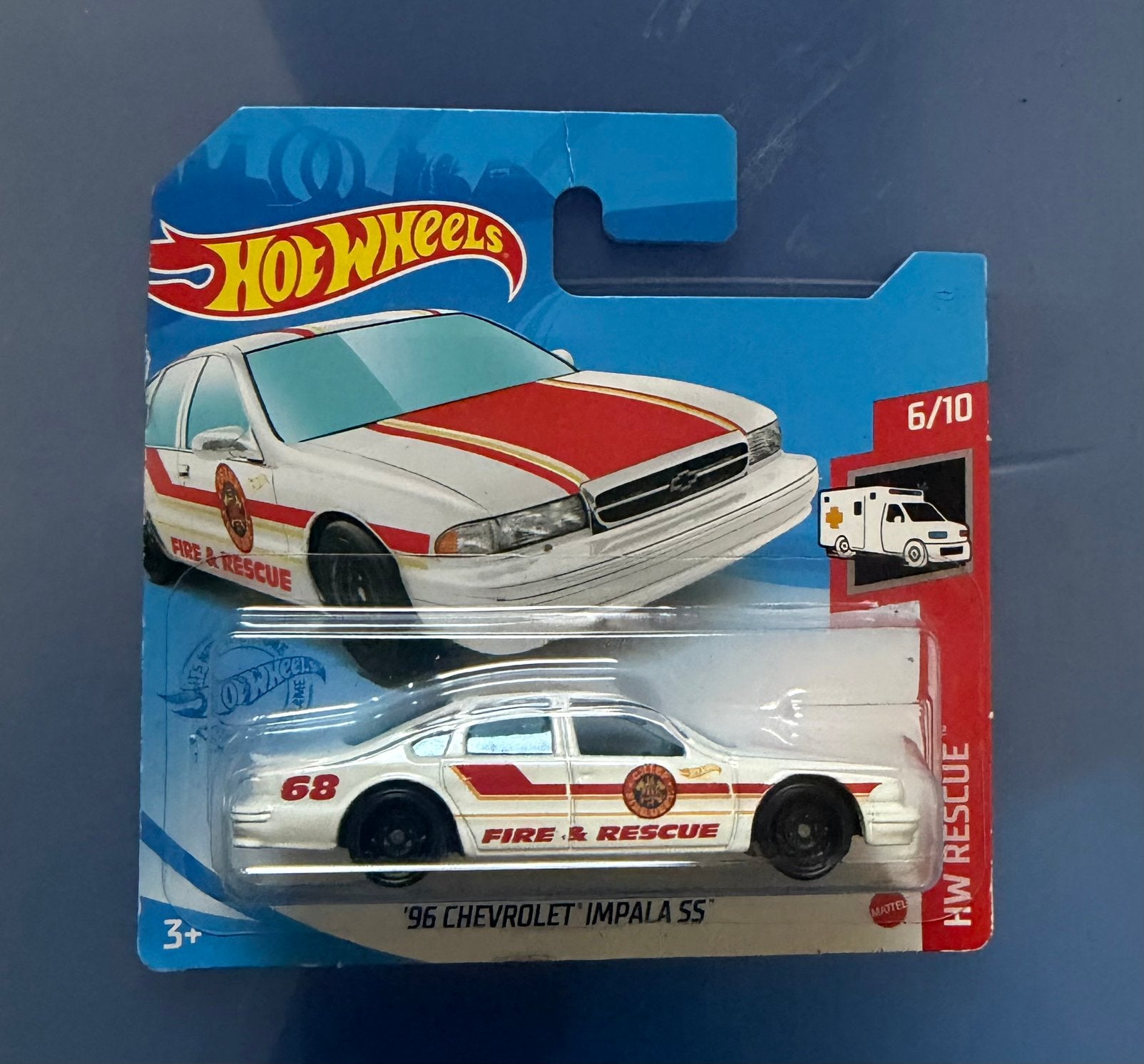 Hot wheels Chevy Ipmala Fire Rescue, Ophalen of Verzenden, Zo goed als nieuw, Auto