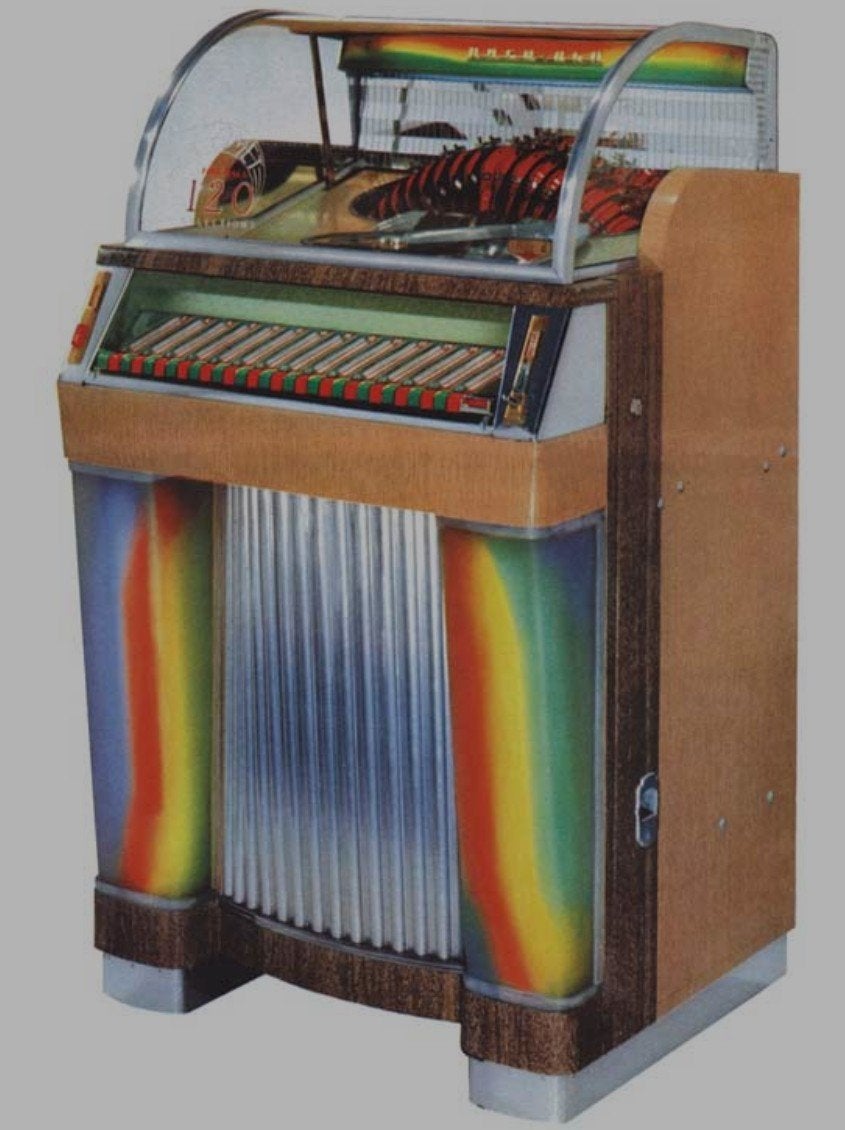 Gezocht: Rockola Comet, Verzamelen, Ophalen, Gebruikt, 1950 tot 1960, Rock Ola