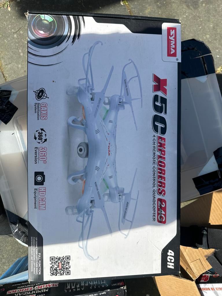Syma X5C Explorers Drone met HD Camera, Basiskwaliteit, Syma, Nieuw, Minder dan 100 meter