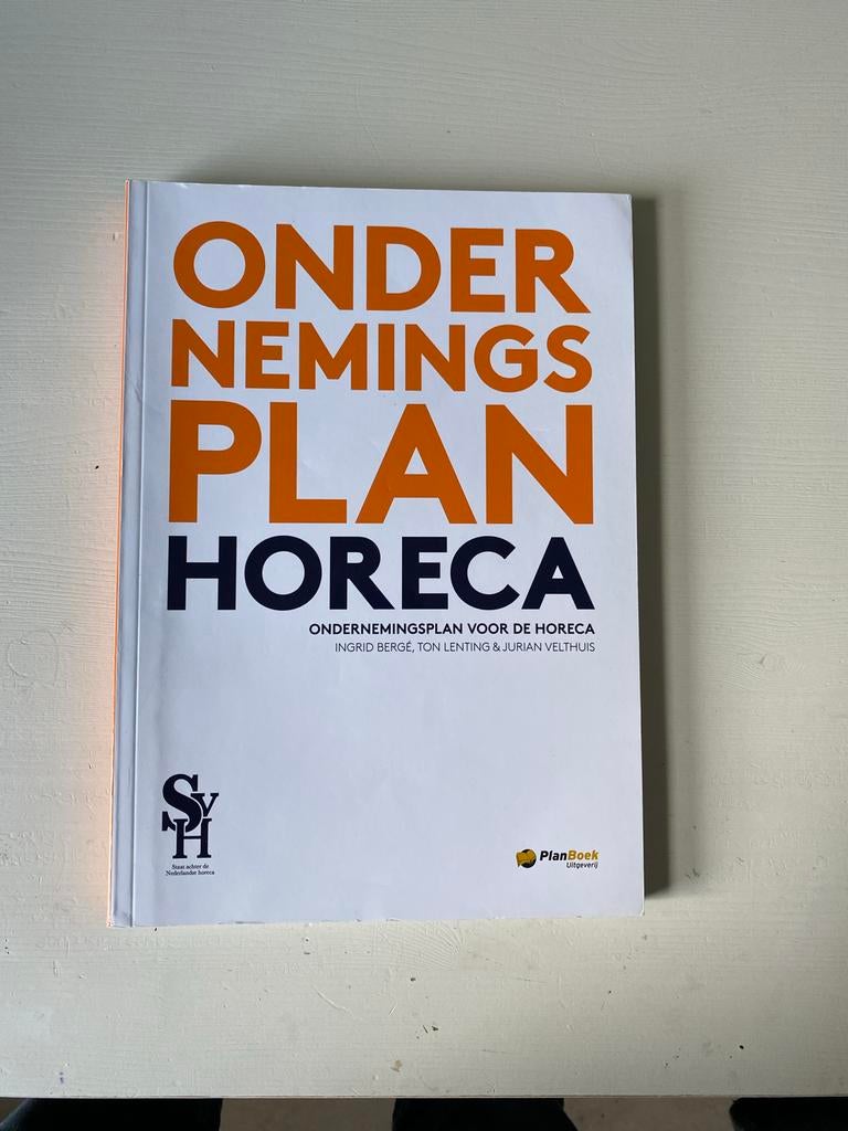 SVH theorieboek Ondernemingsplan Horeca, Boeken, Ophalen, Gamma, Zo goed als nieuw, MBO