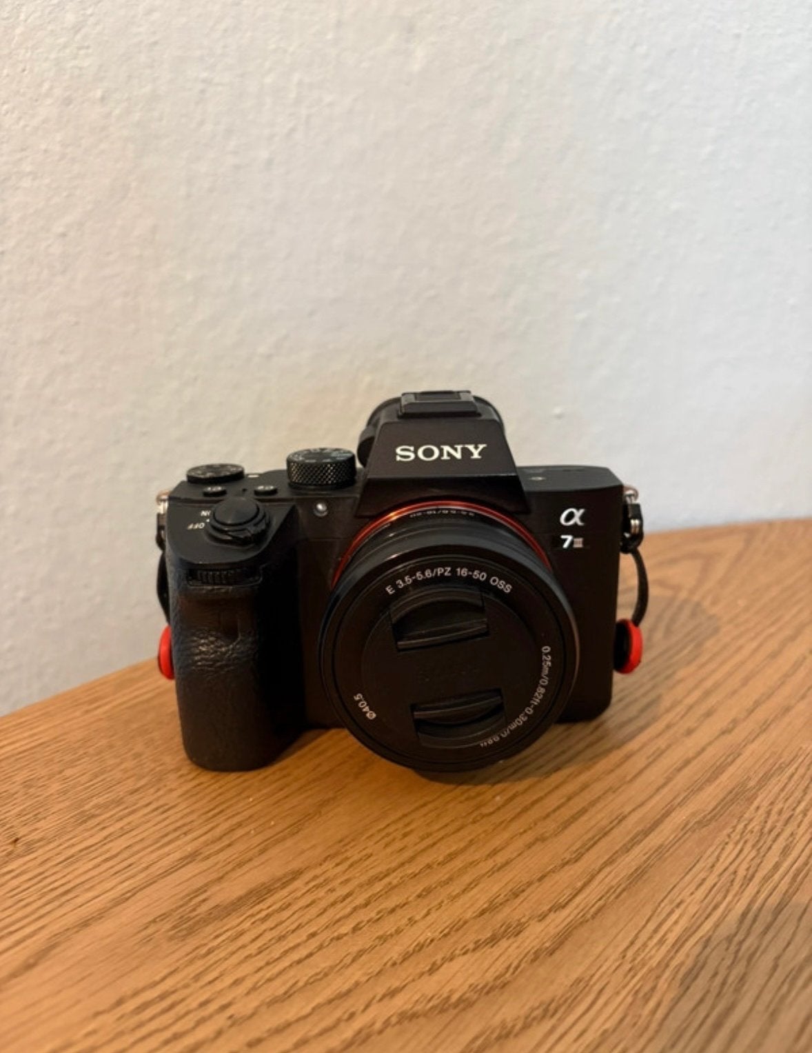 Sony a7 III Systeemcamera met 16-50mm lens, Audio, Tv en Foto, Beeldstabilisatie, Ophalen of Verzenden, Zo goed als nieuw, Accu