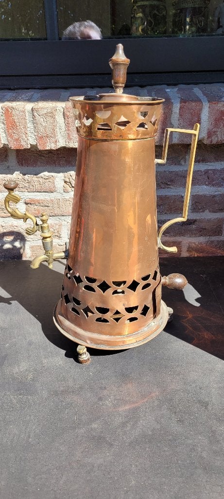 speciale koperen samovar (2iv286/14), Antiek en Kunst, Ophalen of Verzenden