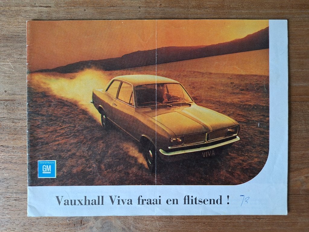 Vauxhall Viva brochure uit 1969, Boeken, Ophalen of Verzenden, Gelezen, Overige merken
