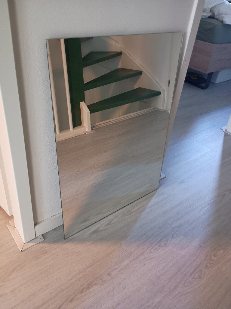 Spiegel (gratis ophalen), Ophalen, Zo goed als nieuw, Minder dan 100 cm, Rechthoekig