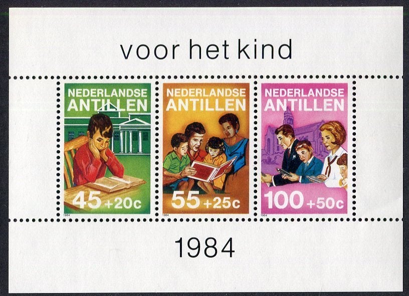 Nederlandse Antillen 797 Kinderzegels blok 1984, Verzenden, Postfris