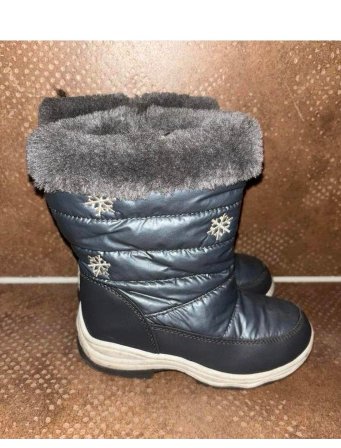 Warme winter snowboots voor kinderen - Maat 28, Ophalen of Verzenden, Gebruikt, Jongen of Meisje, Laarzen