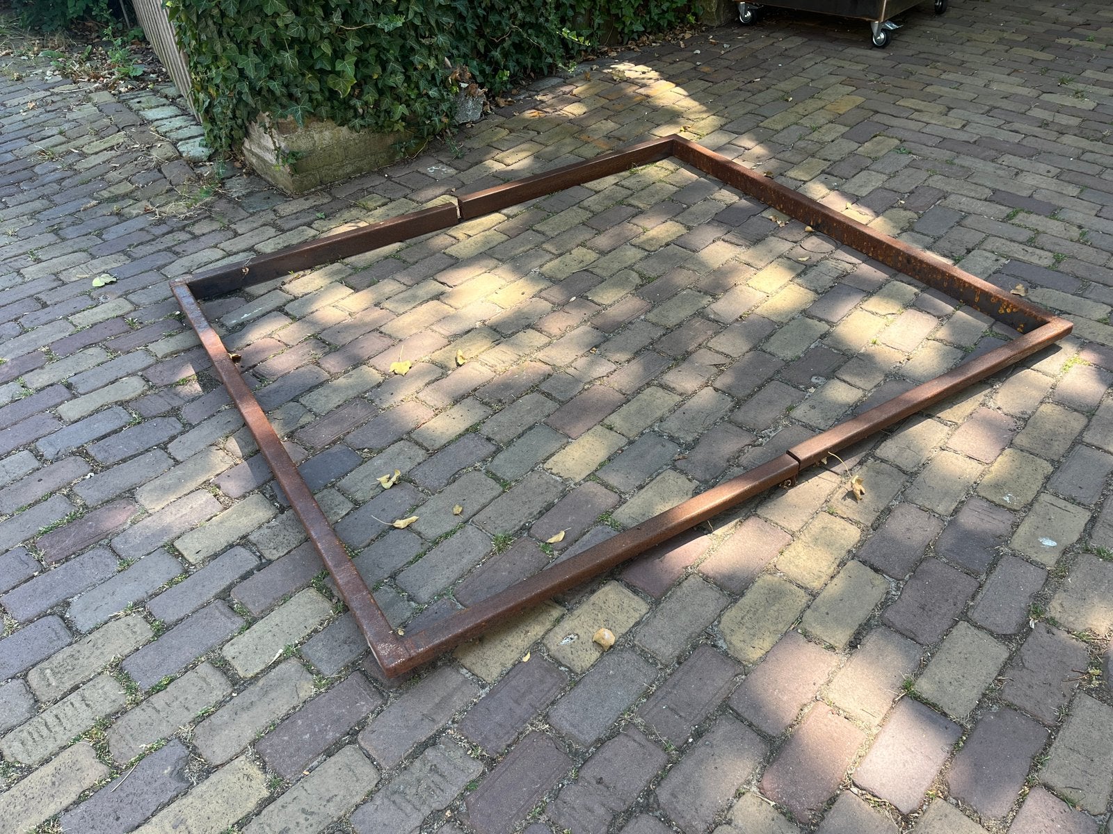 Cortenstaal rand, overzetrand, borderrand, Ophalen, Zo goed als nieuw, Overige materialen