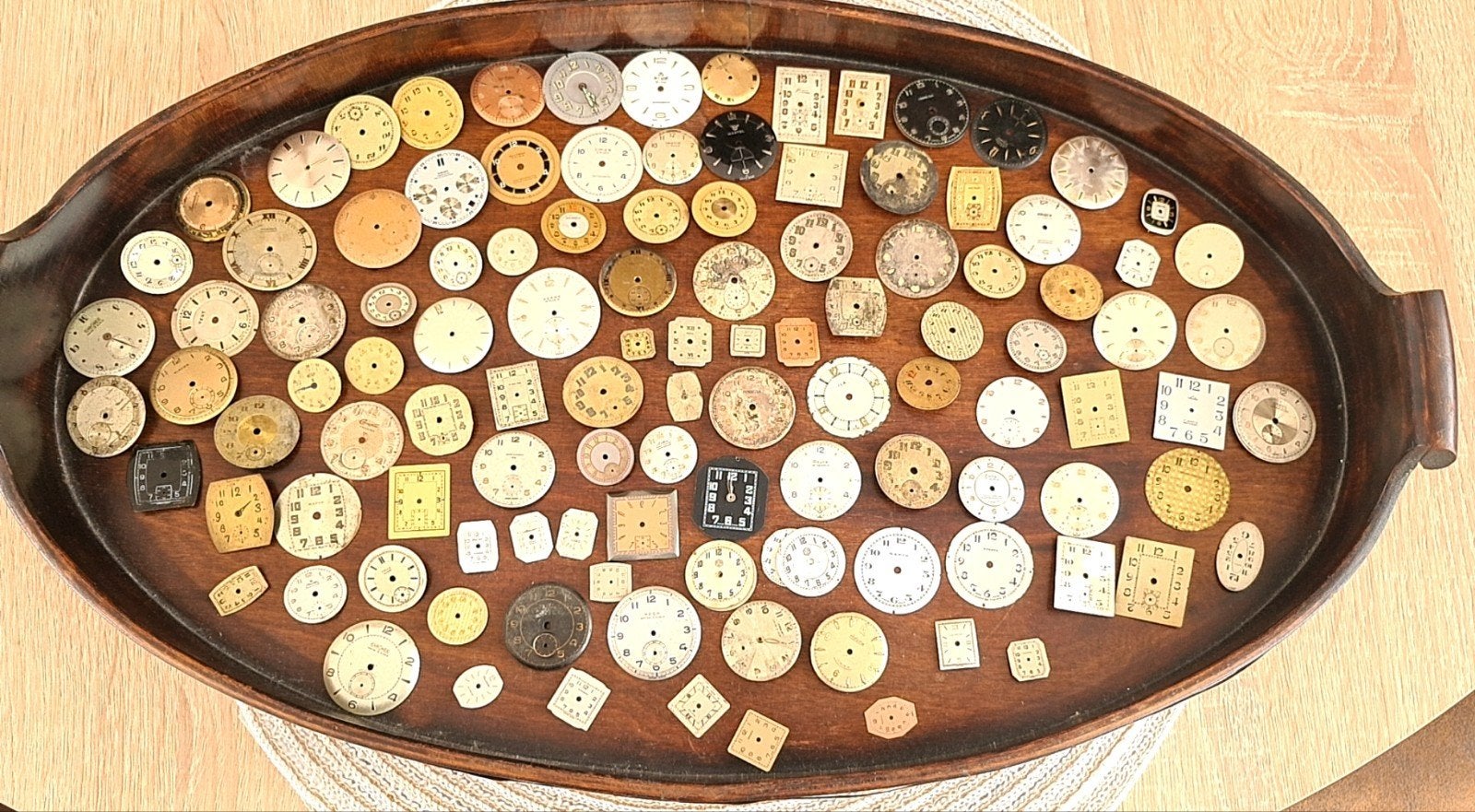 heel veel wijzerplaten, Ophalen of Verzenden, Overige materialen, Overige merken