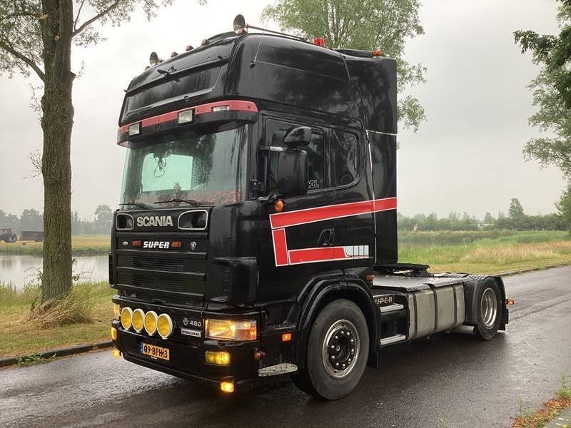 SCANIA 164 V8 480 PK OPTI CRUISE HOBBY PROJECT MARGE AUTO, Automaat, Achterwielaandrijving, Zwart, Scania