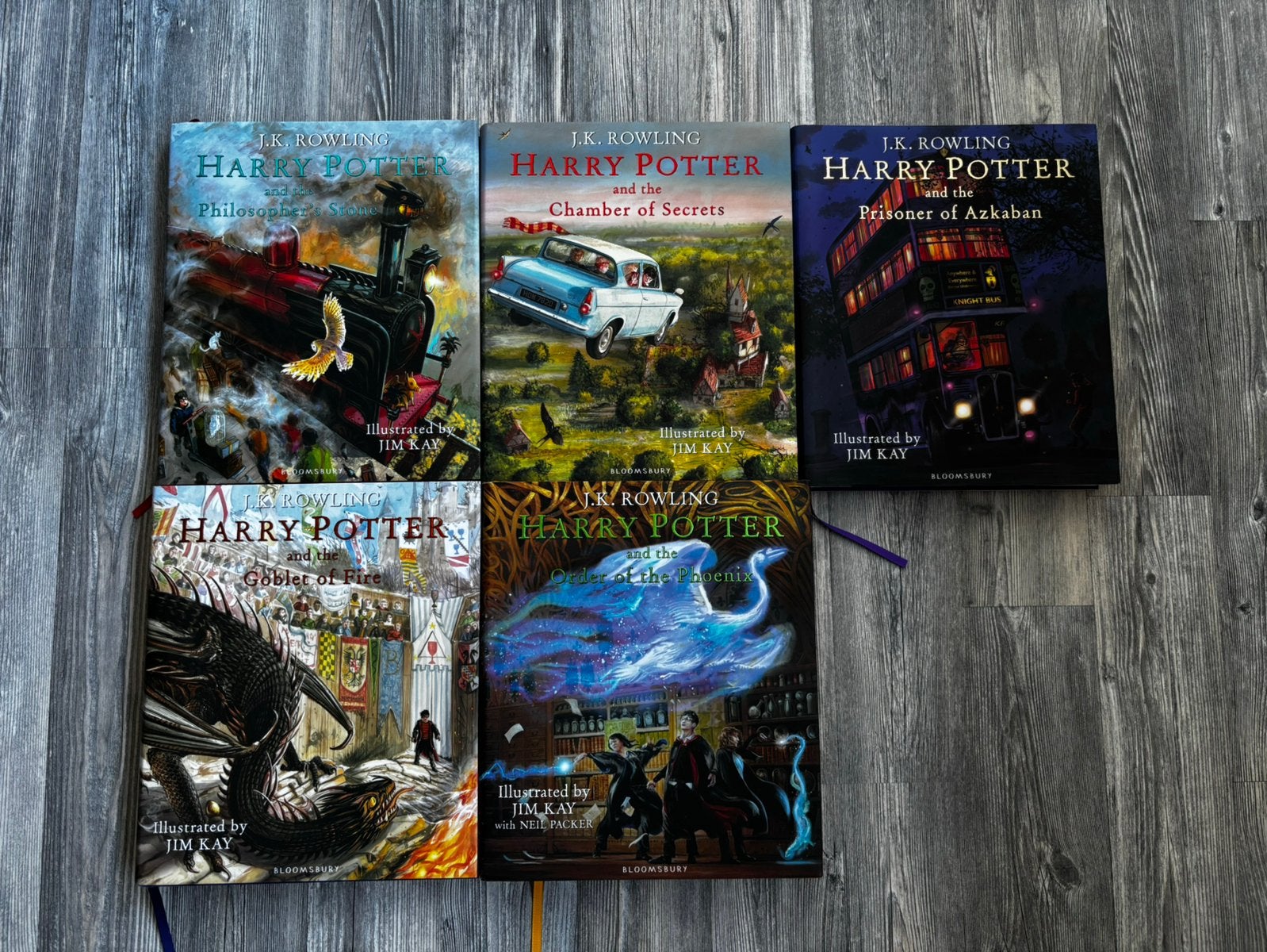 Harry Potter Illustrated editions 1-5, Ophalen of Verzenden