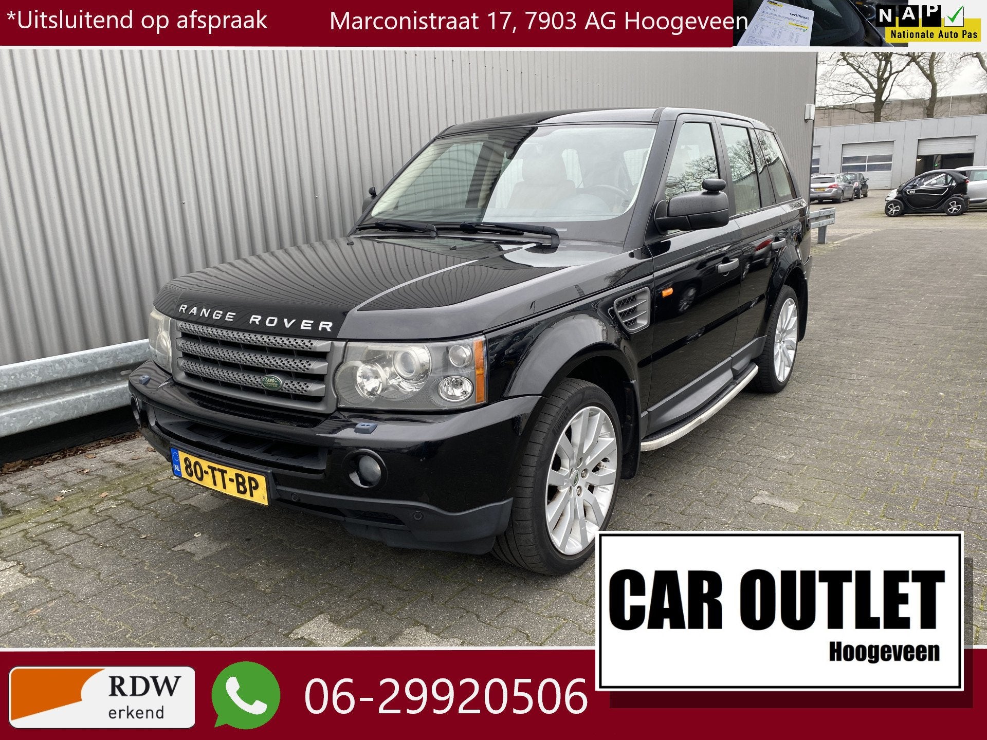 Land Rover Range Rover Sport 2.7 TdV6 HSE Leer, Clima, Stoel, Automaat, 2430 kg, 313 €/maand, Gebruikt