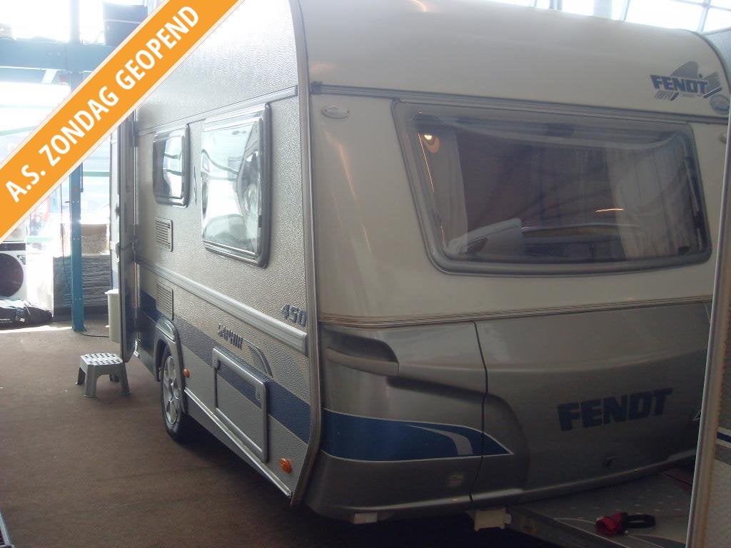 Fendt Saphir 450 DB ( OOK OP ZONDAG OPEN ), Caravans en Kamperen, Overige typen, Bedrijf, Treinzit, Schokbreker