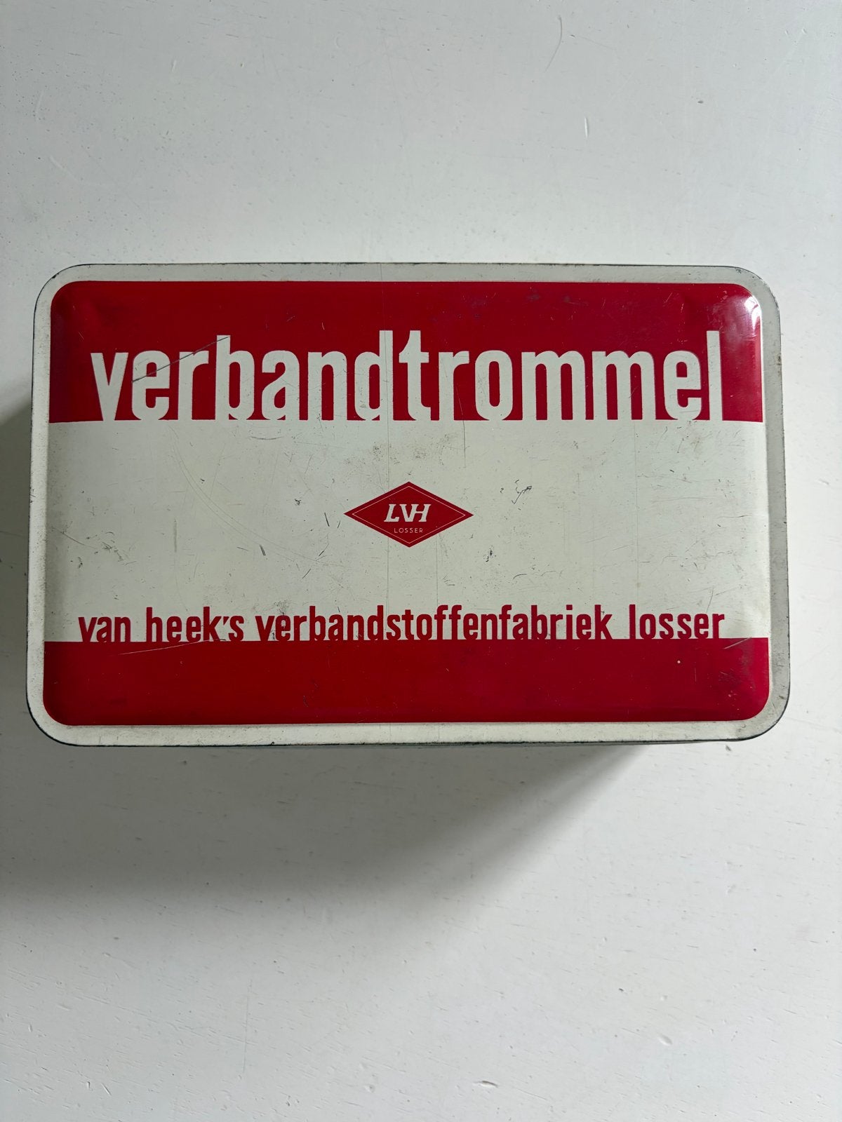 Vintage Verbandtrommel van Heek's Verbandstoffenfabriek, Ophalen of Verzenden